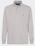 Tommy Hilfiger tshirt טומי הילפיגר חולצת פולו שרוול ארוך בצבע אפור